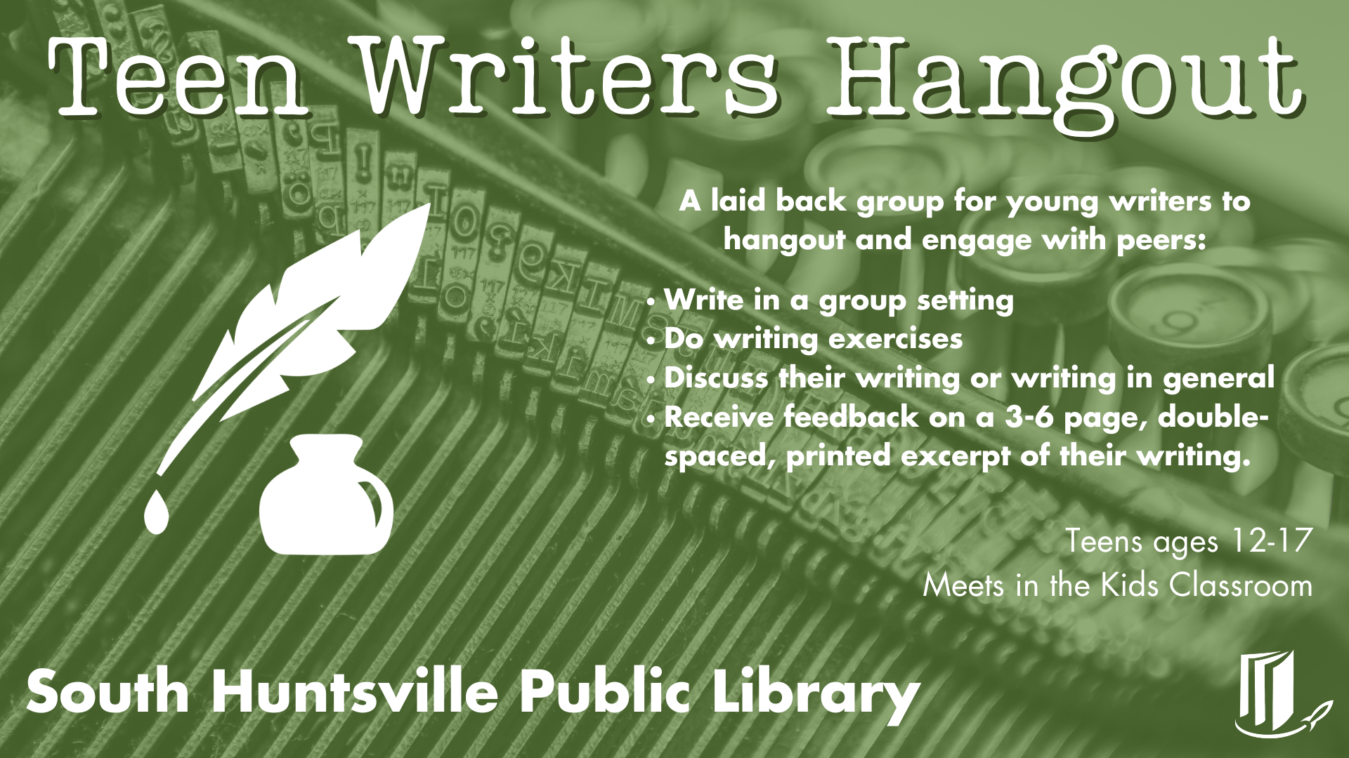 Teen Writers Hangout Teen Writers Hangout