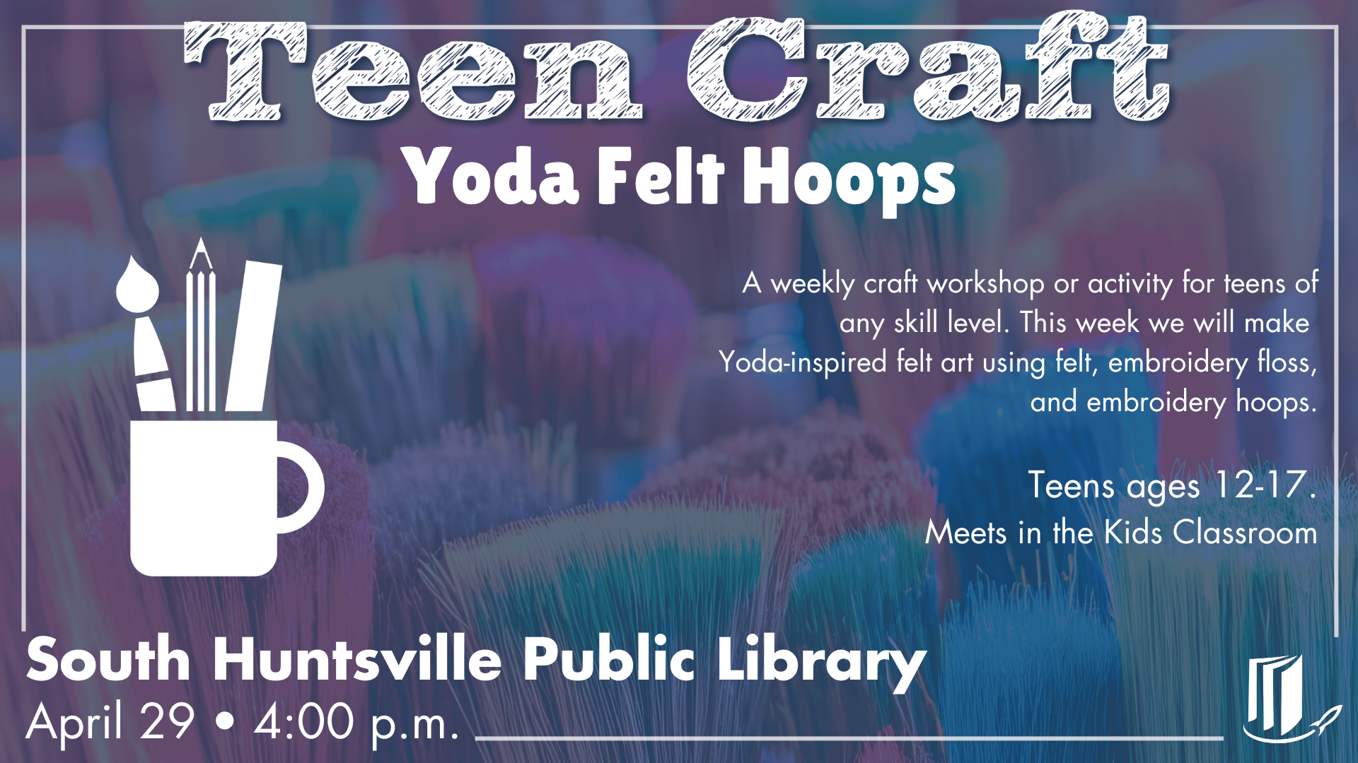 Teen Craft: Yoda Felt Hoops Teen Craft: Yoda Felt Hoops