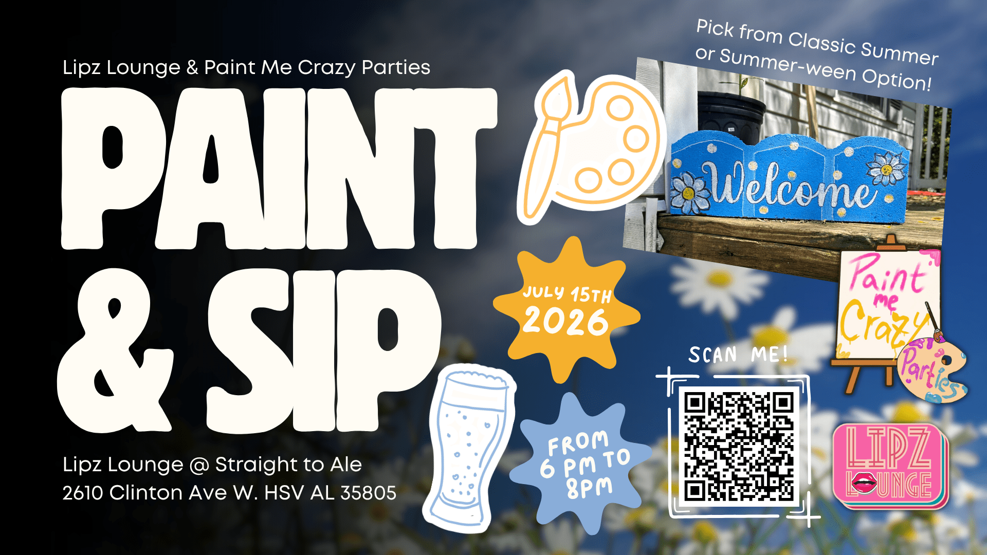 Paint & Sip: Paver Class Paint & Sip: Paver Class