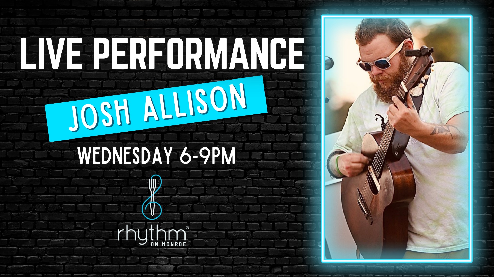 Rhythm Wednesdays featuring Josh Allison Rhythm Wednesdays featuring Josh Allison
