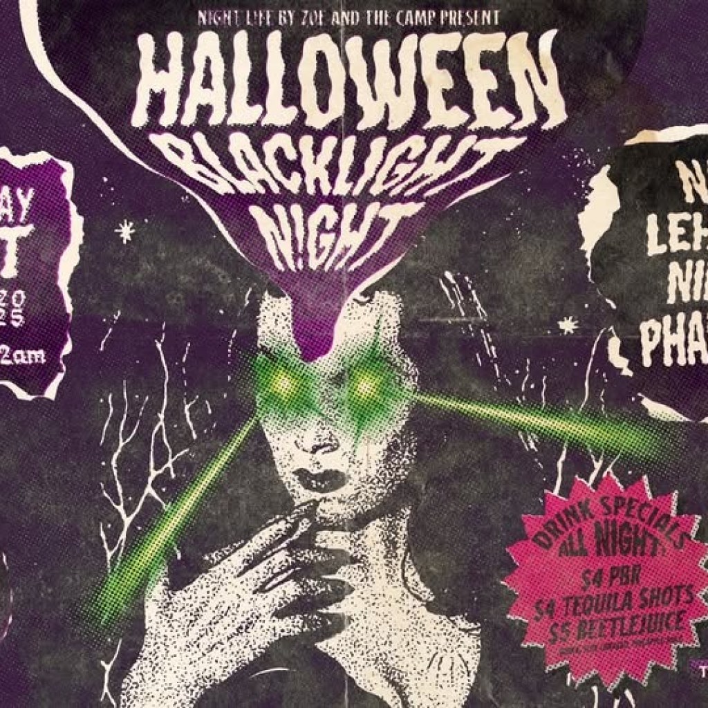 Halloween Blacklight Night Halloween Blacklight Night