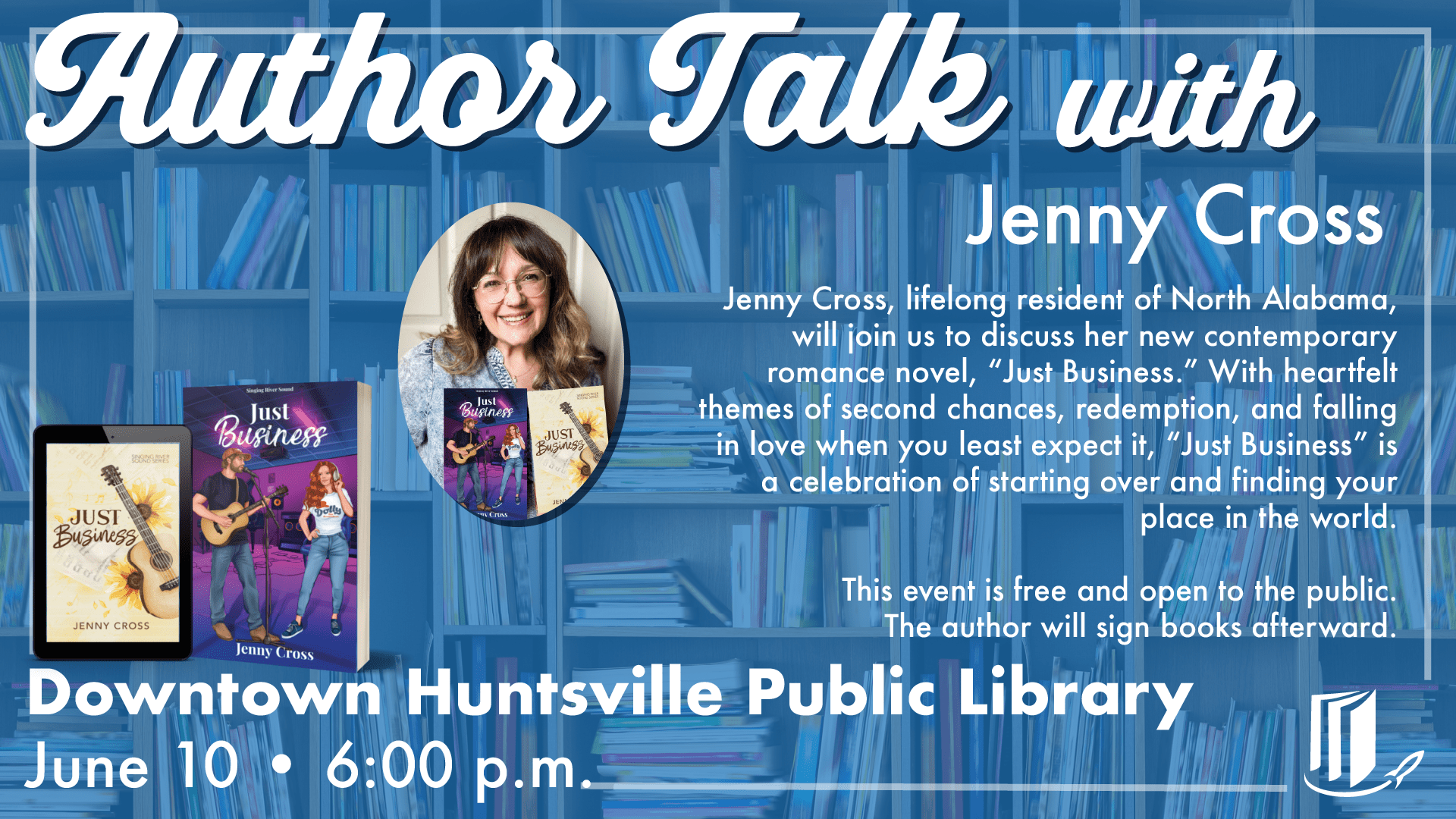 Author Talk with Jenny Cross Author Talk with Jenny Cross