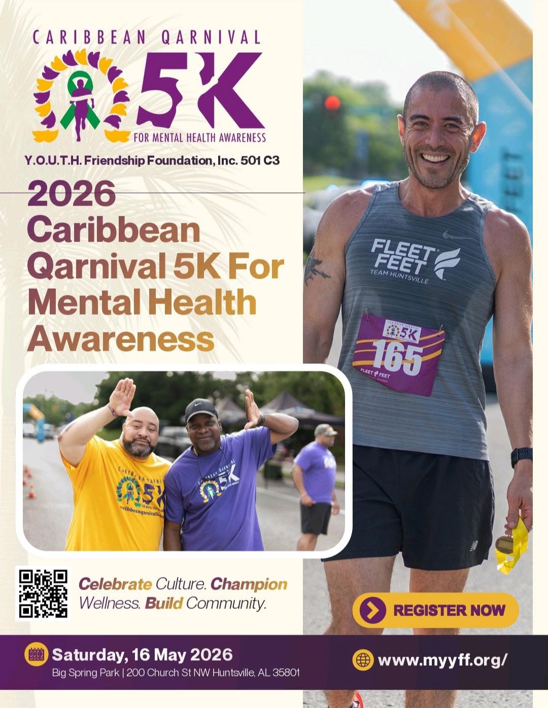 Caribbean Qarnival 5K for Mental Health Awareness Caribbean Qarnival 5K for Mental Health Awareness