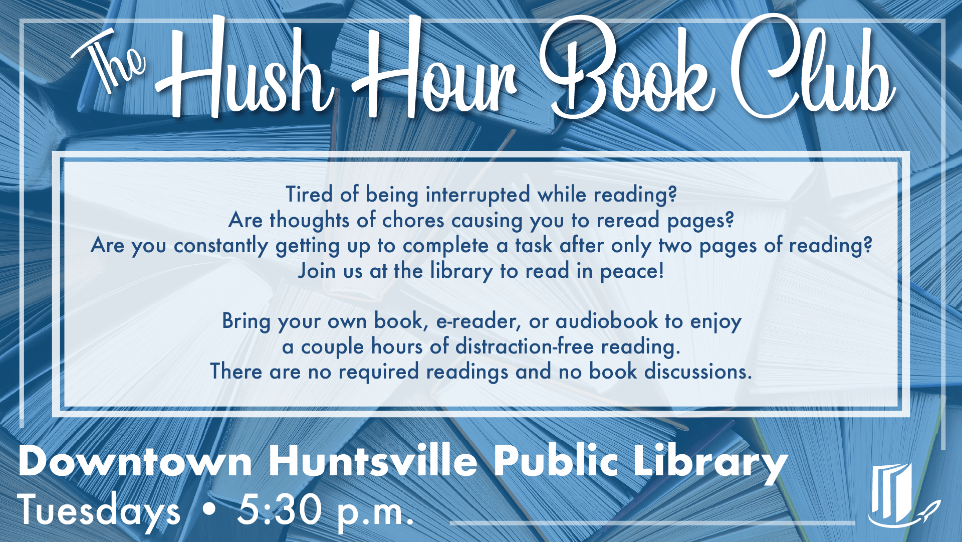 Hush Hour Book Club Hush Hour Book Club