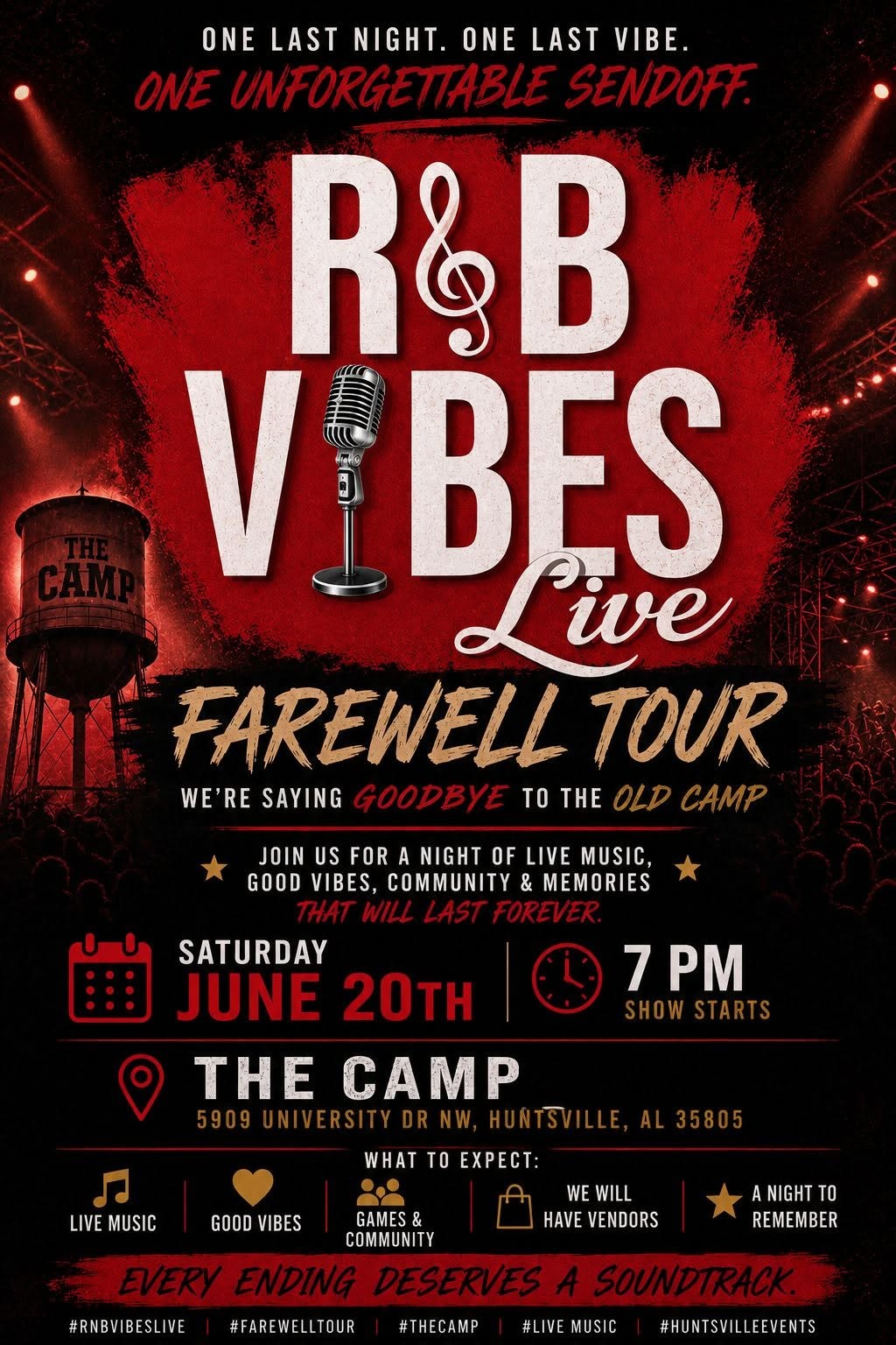 R&B Vibes Live Farewell Celebration R&B Vibes Live Farewell Celebration