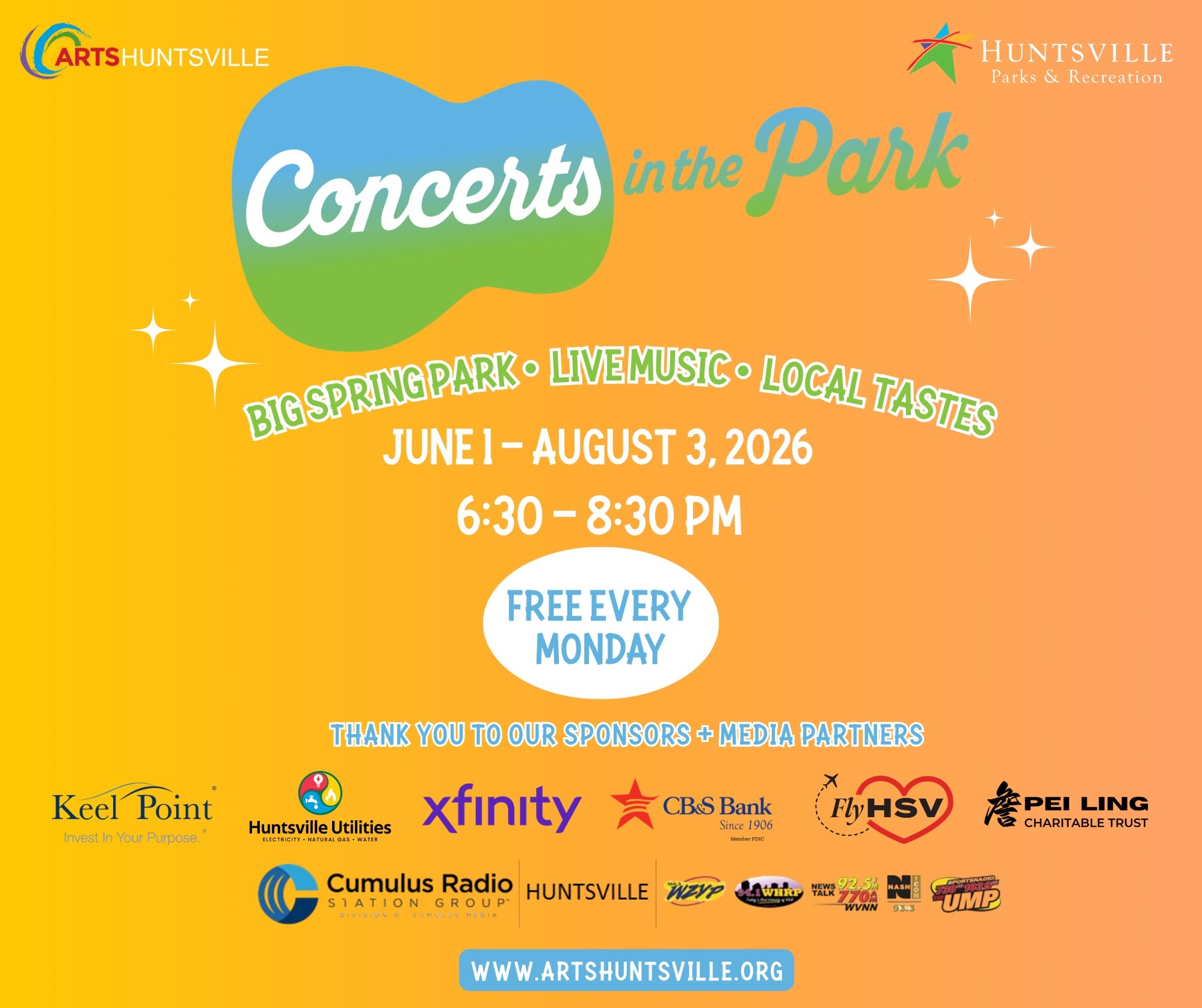 Concerts in the Park – Pat Jamar Concerts in the Park – Pat Jamar
