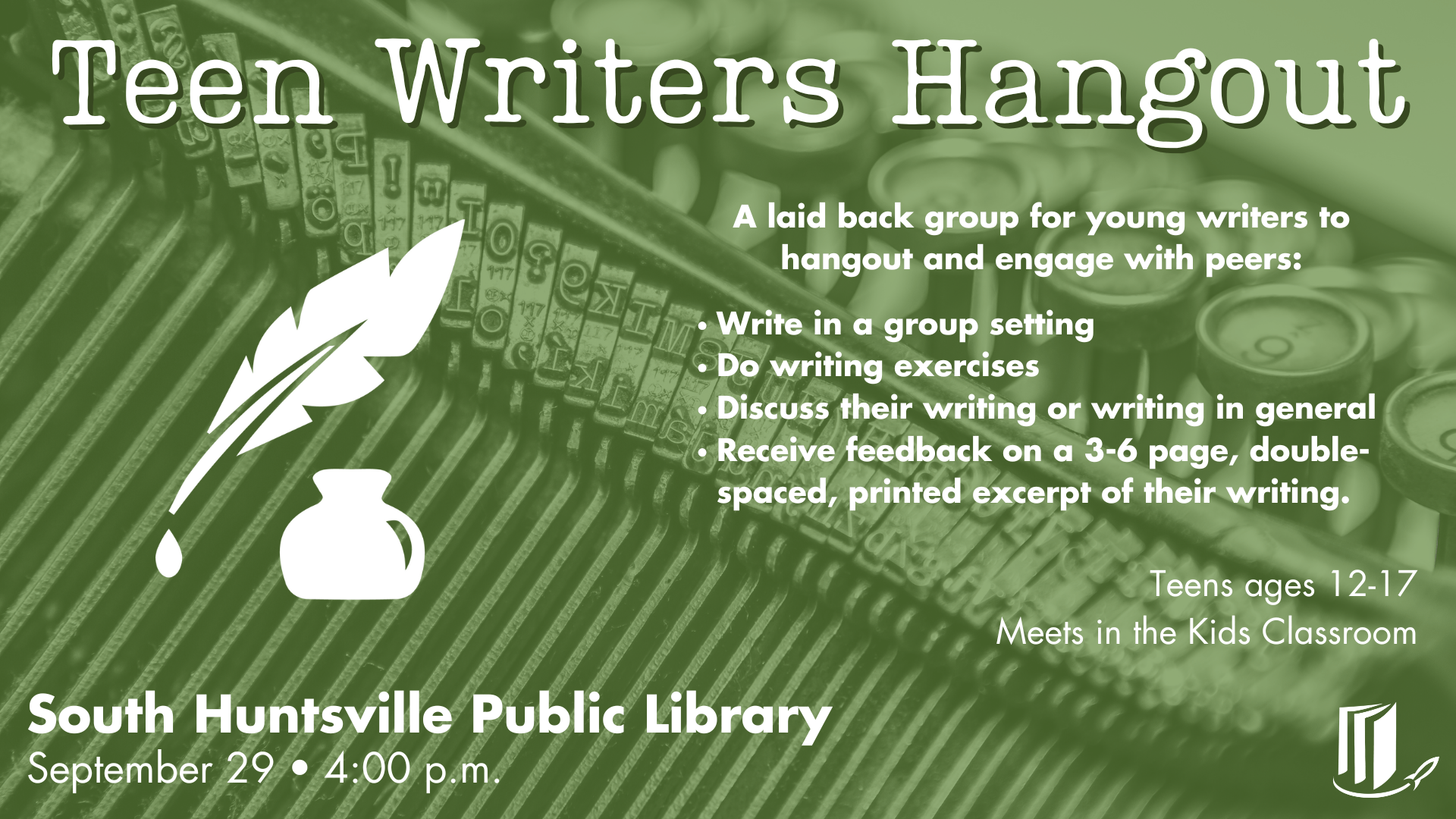 Teen Writers Hangout Teen Writers Hangout