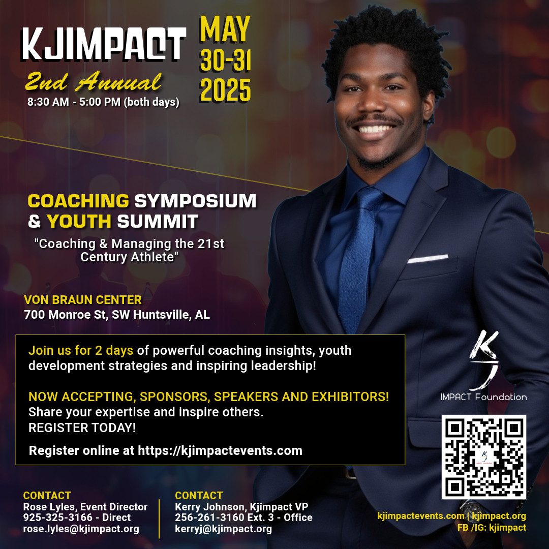 Kerryon Johnson Impact Foundation 2nd Annual Coaching Symposium & Youth Summit Kerryon Johnson Impact Foundation 2nd Annual Coaching Symposium & Youth Summit