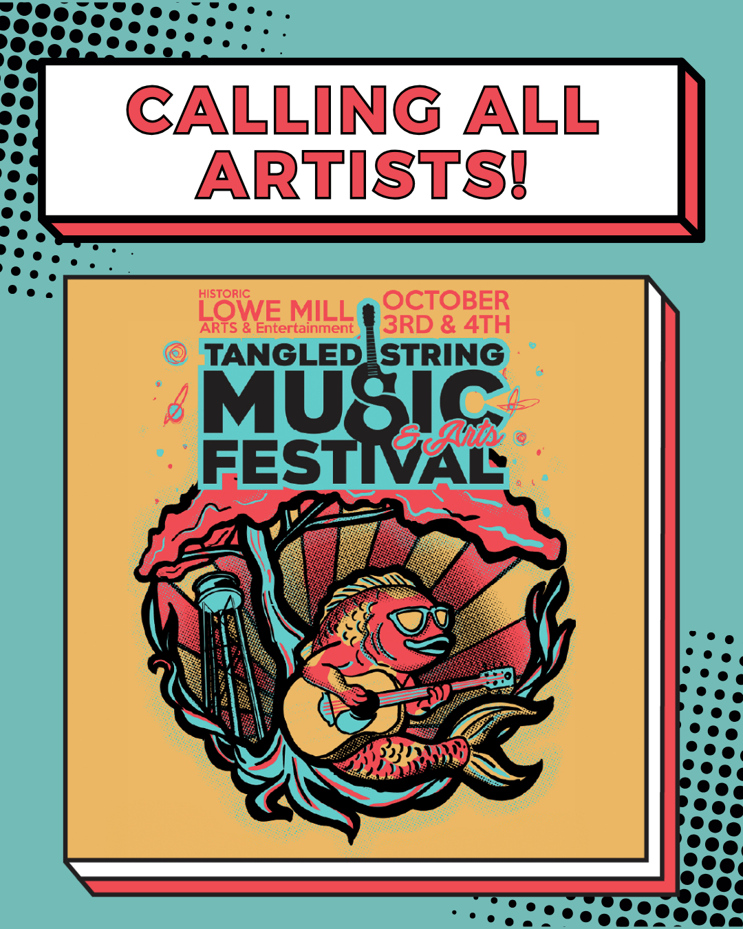 CALLING ALL ARTISTS: Tangled String Music & Arts Festival CALLING ALL ARTISTS: Tangled String Music & Arts Festival