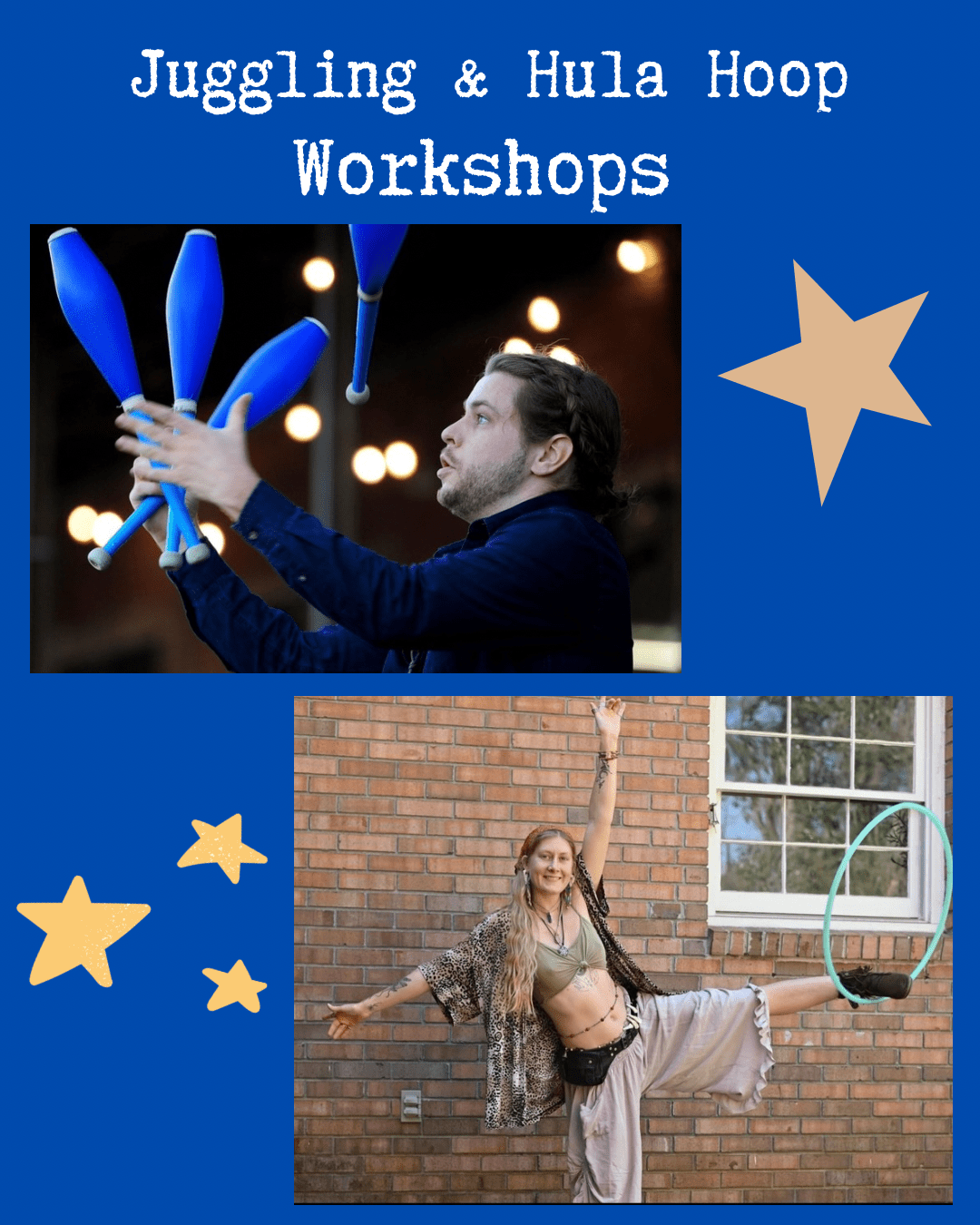 Juggling & Hula Hoop Workshops Juggling & Hula Hoop Workshops
