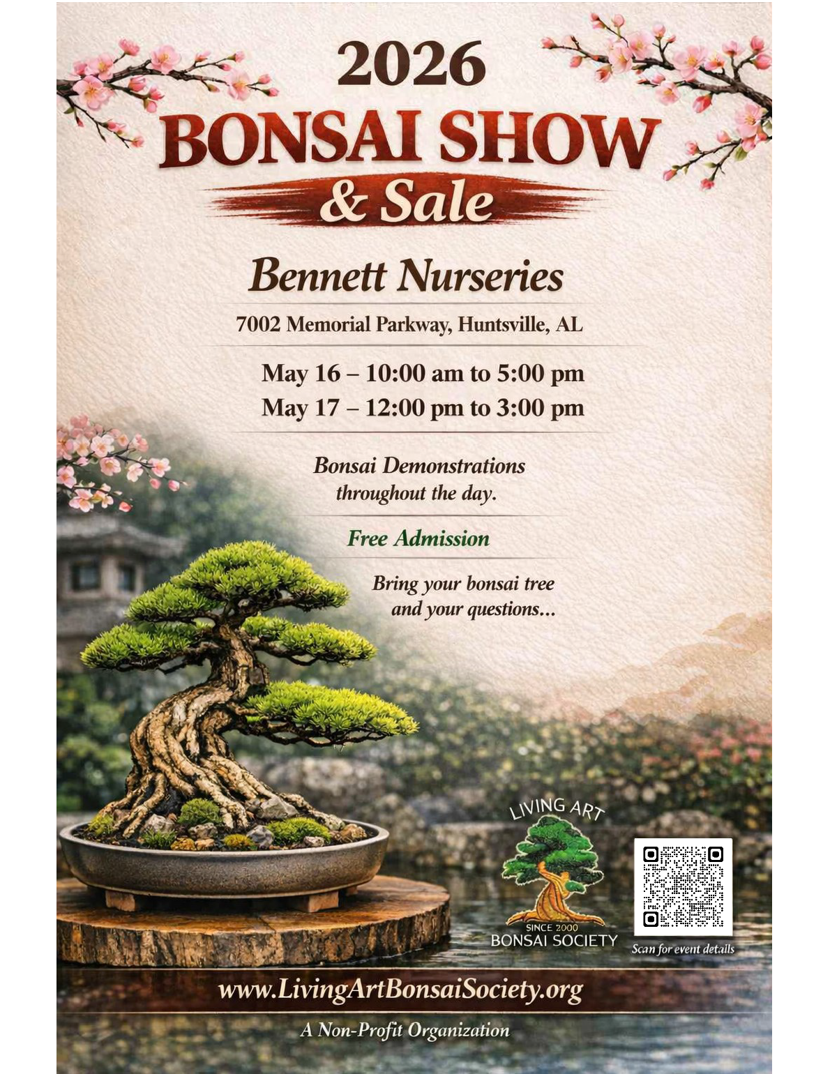 Living Art Bonsai Society Annual Show 2026 Living Art Bonsai Society Annual Show 2026