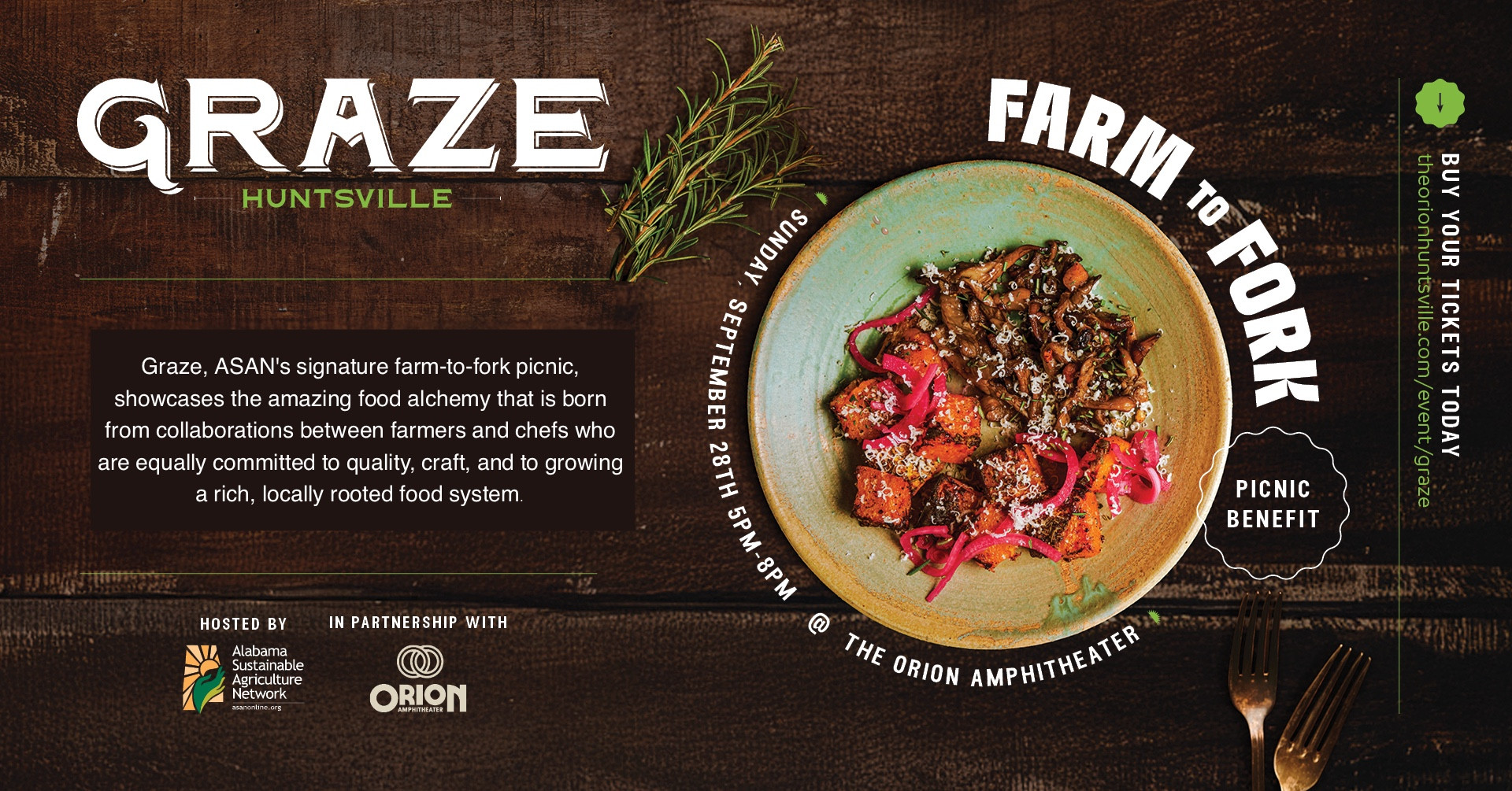 Graze Huntsville: Farm To Fork Picnic Benefit Graze Huntsville: Farm To Fork Picnic Benefit