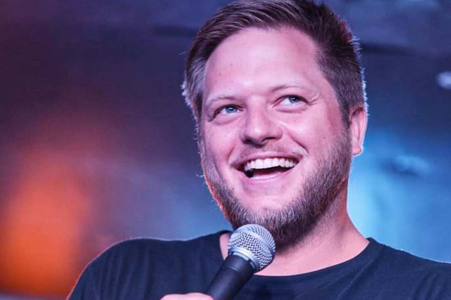 Derrick Stroup at Levity Live Derrick Stroup at Levity Live