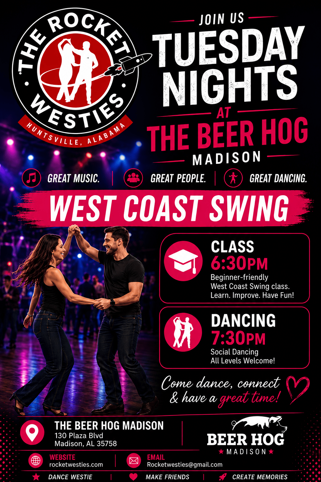 Tuesday Night West Coast Swing Tuesday Night West Coast Swing