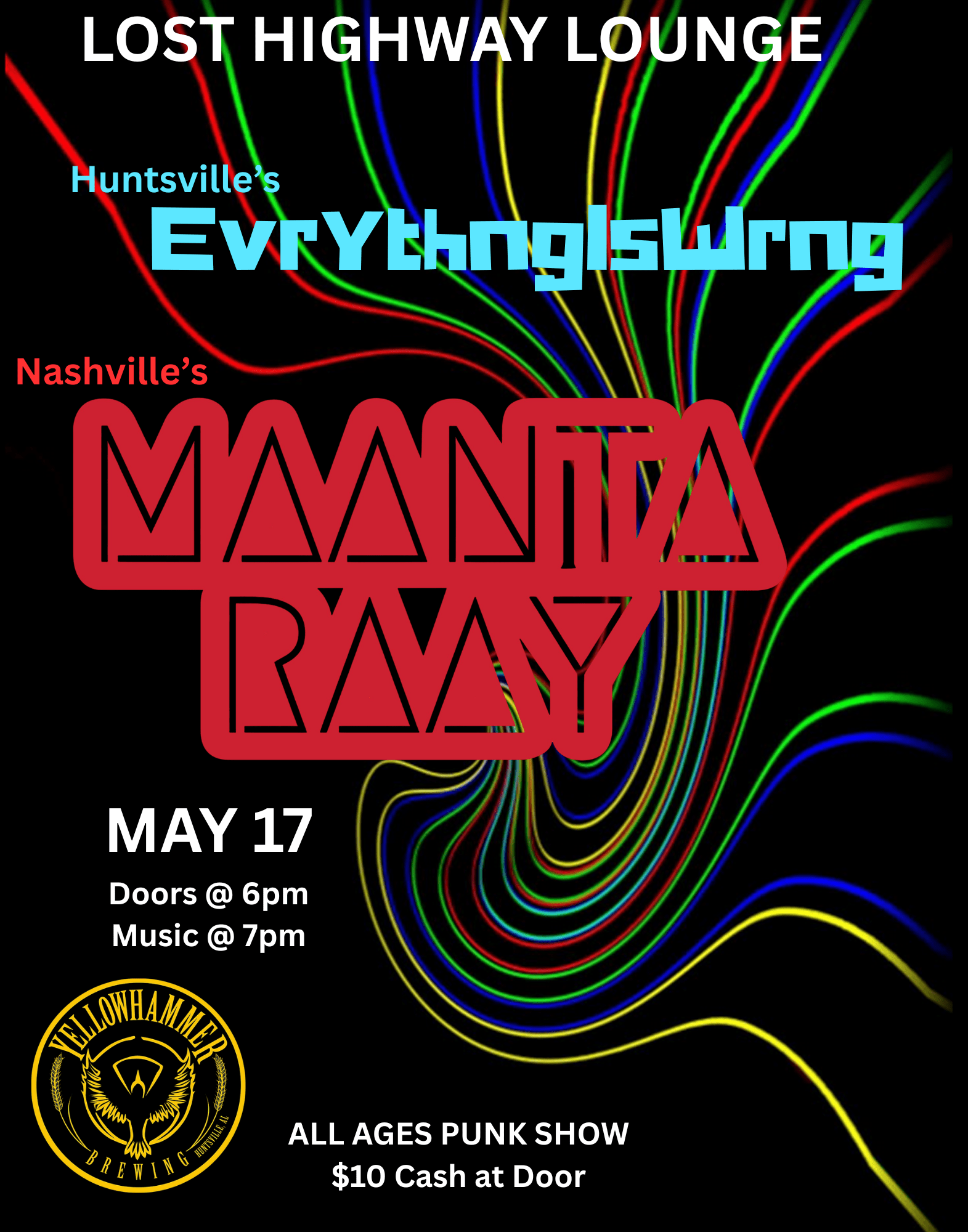 Rock Show: MAANTA RAY & EvryThngIsWrng Rock Show: MAANTA RAY & EvryThngIsWrng