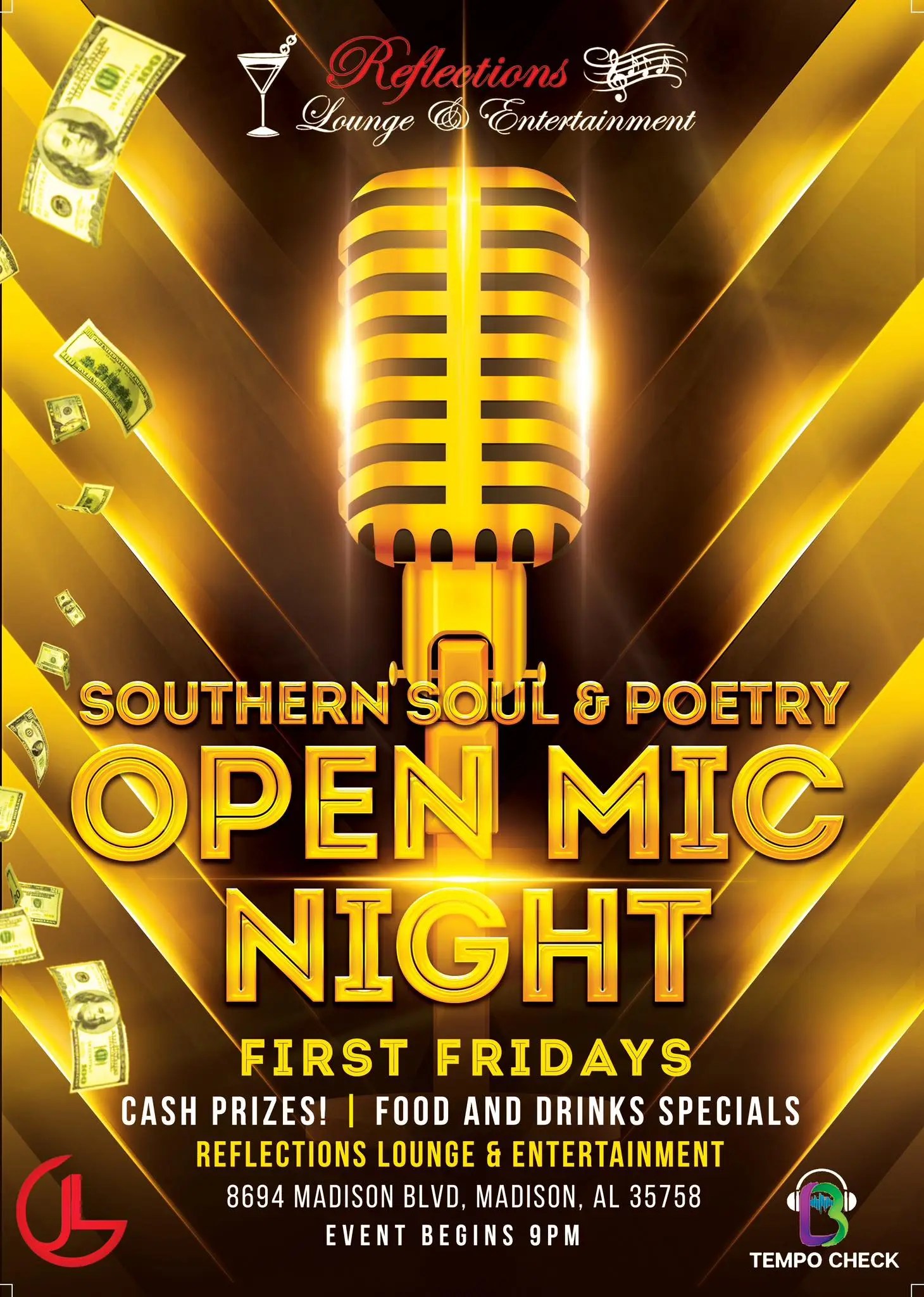 First Friday – ‘Southern Soul & Poetry’ – Open Mic Night First Friday – ‘Southern Soul & Poetry’ – Open Mic Night