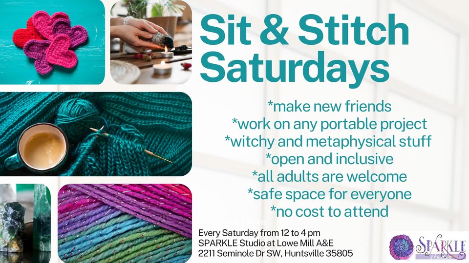 Sit & Stitch Crafty Saturday Sit & Stitch Crafty Saturday