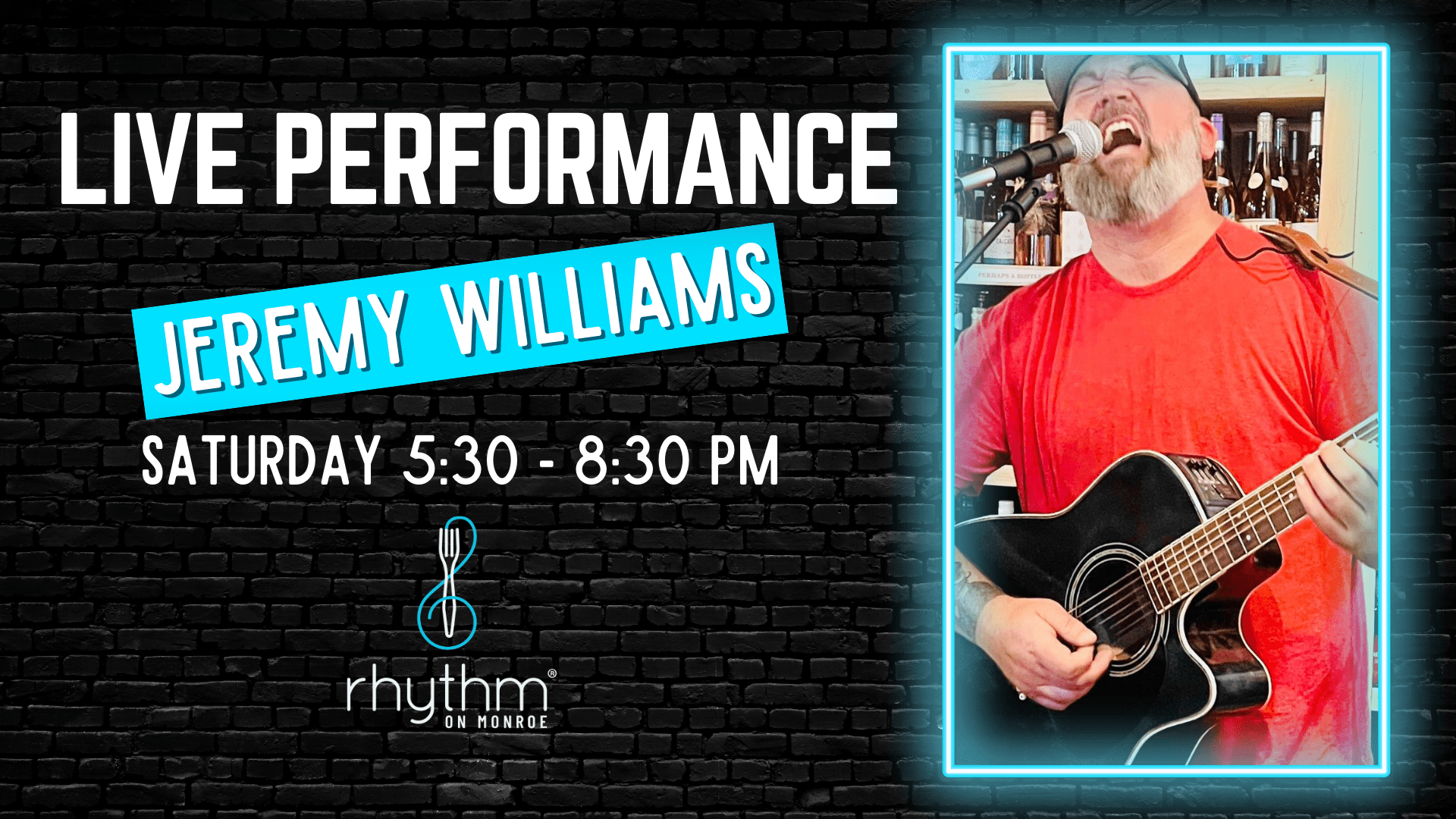 Rhythm Saturdays featuring Jeremy Williams Rhythm Saturdays featuring Jeremy Williams