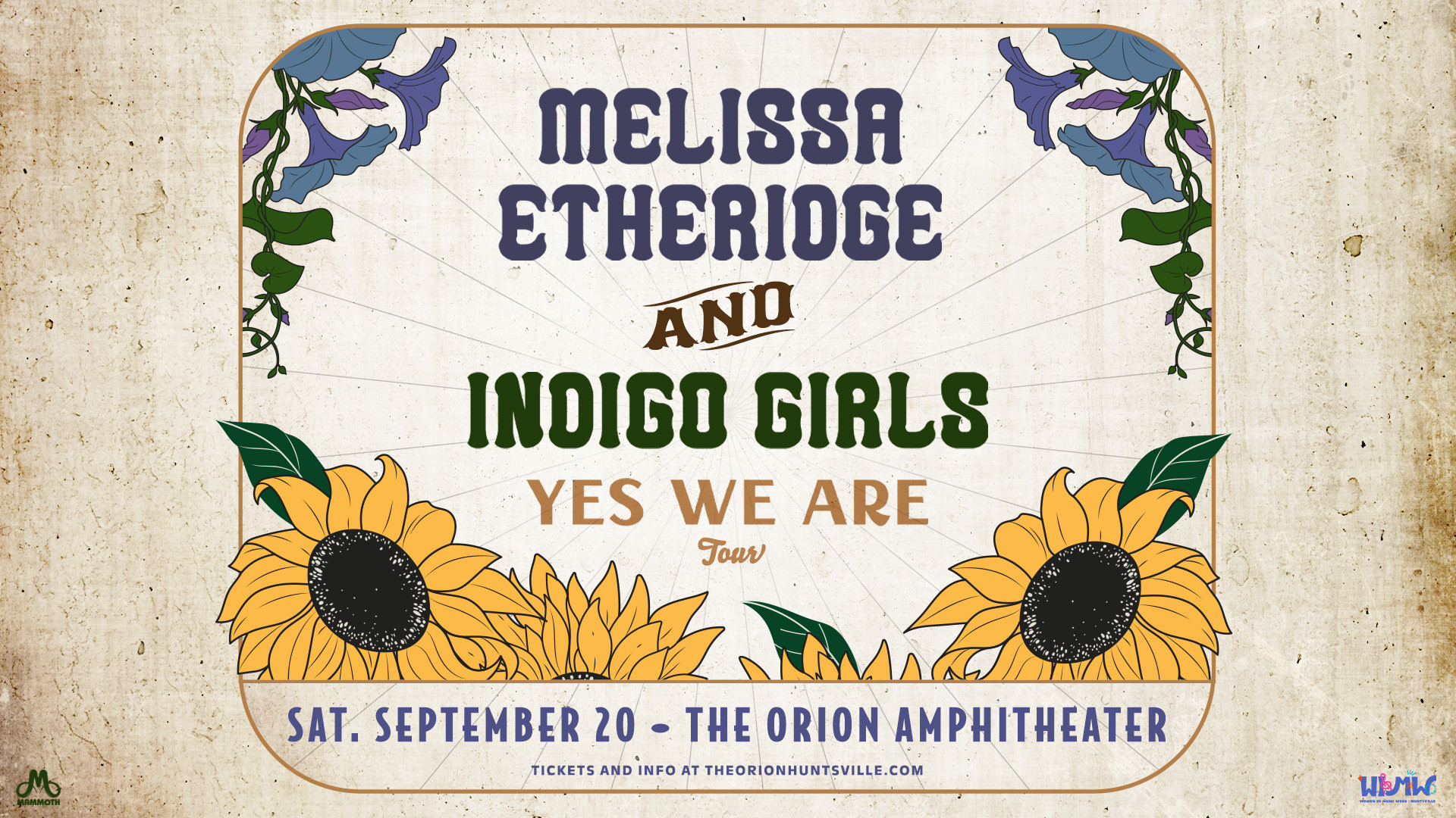 Melissa Etheridge & Indigo Girls: Yes We Are Tour Melissa Etheridge & Indigo Girls: Yes We Are Tour
