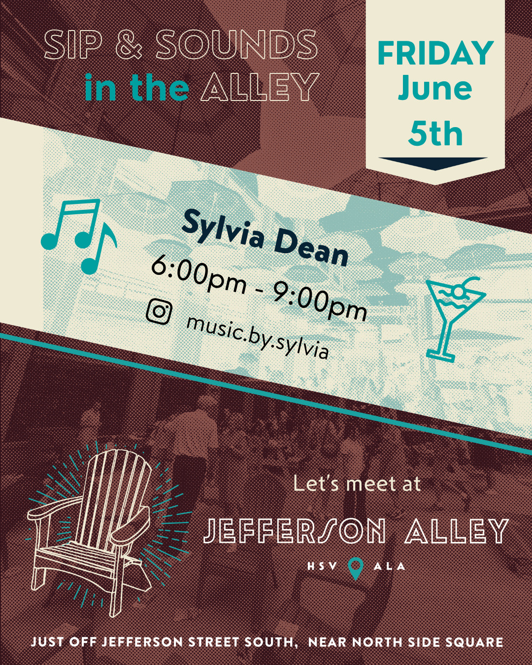 Sip & Sounds in the Alley – Sylvia Dean Sip & Sounds in the Alley – Sylvia Dean