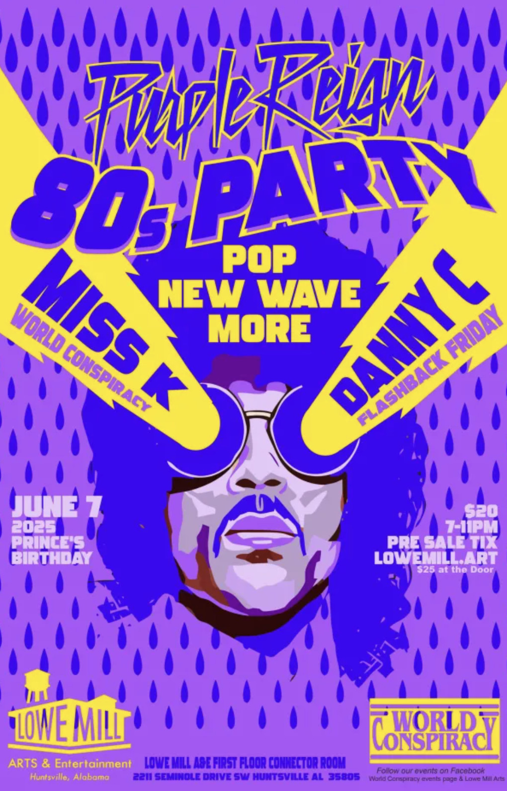 Purple Reign 80’s Party Purple Reign 80’s Party