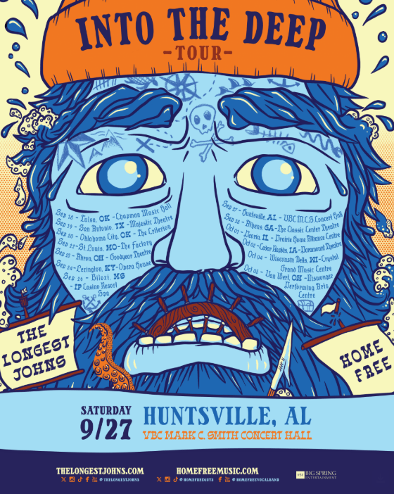 HOME FREE AND THE LONGEST JOHNS INTO THE DEEP TOUR HOME FREE AND THE LONGEST JOHNS INTO THE DEEP TOUR