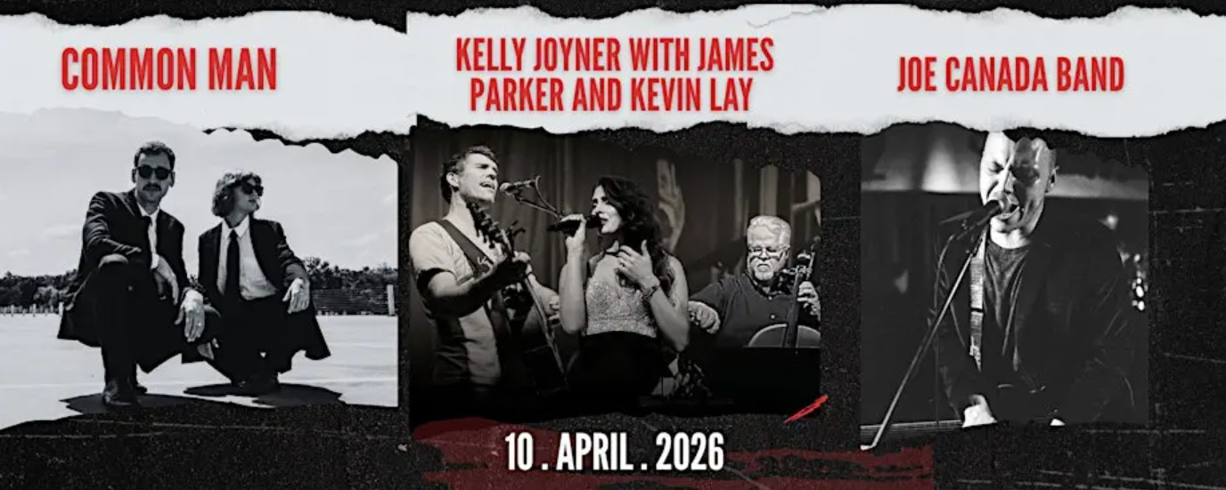 The Blind Tiger Presents Common Man, Kelly Joyner Trio, and Joe Canada Band The Blind Tiger Presents Common Man, Kelly Joyner Trio, and Joe Canada Band