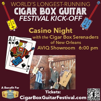 21th Annual Cigar Box Guitar Festival Casino Night 21th Annual Cigar Box Guitar Festival Casino Night