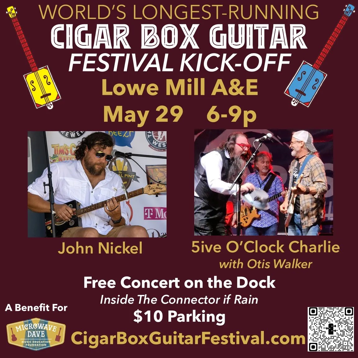 22nd Annual Cigar Box Guitar Music Festival Kick Off Concert 22nd Annual Cigar Box Guitar Music Festival Kick Off Concert