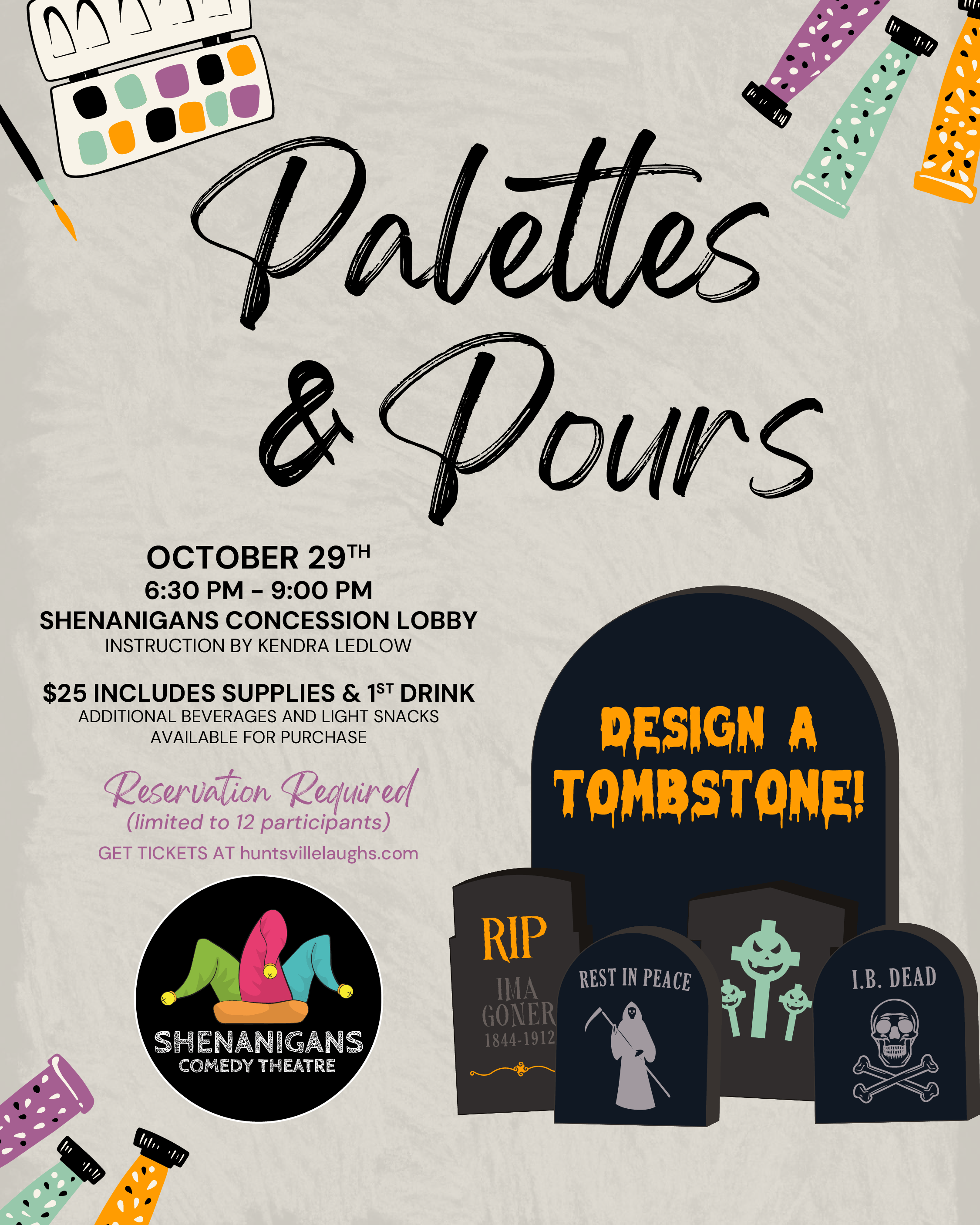 Palettes & Pours with Kendra Palettes & Pours with Kendra