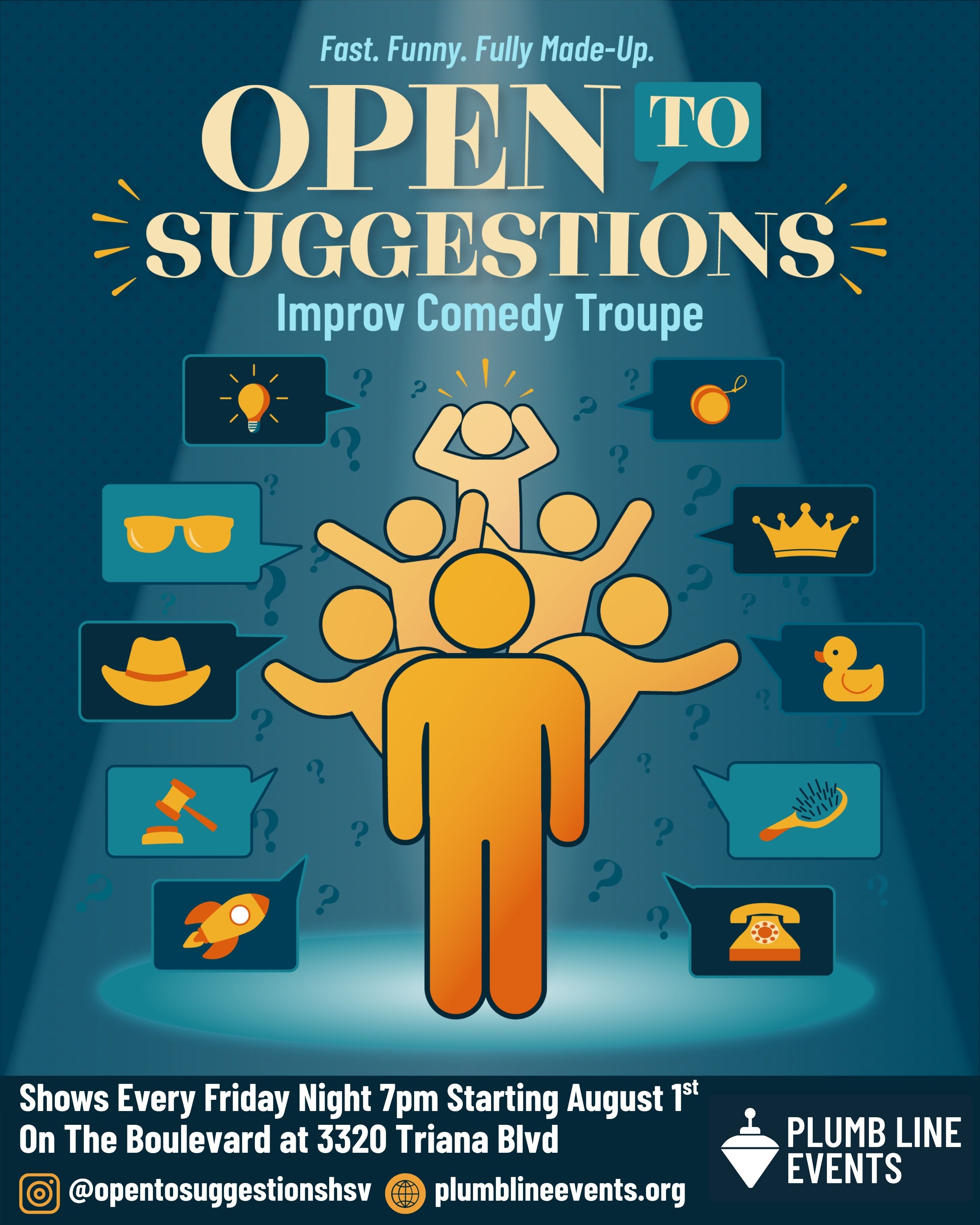 Open To Suggestions: Improv Comedy Show Open To Suggestions: Improv Comedy Show