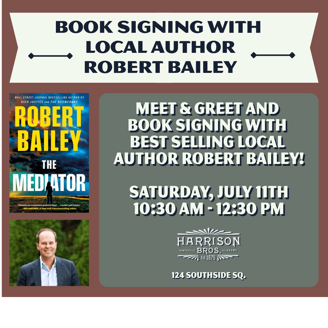 Author Robert Bailey: Book Signing and Meet & Greet Author Robert Bailey: Book Signing and Meet & Greet