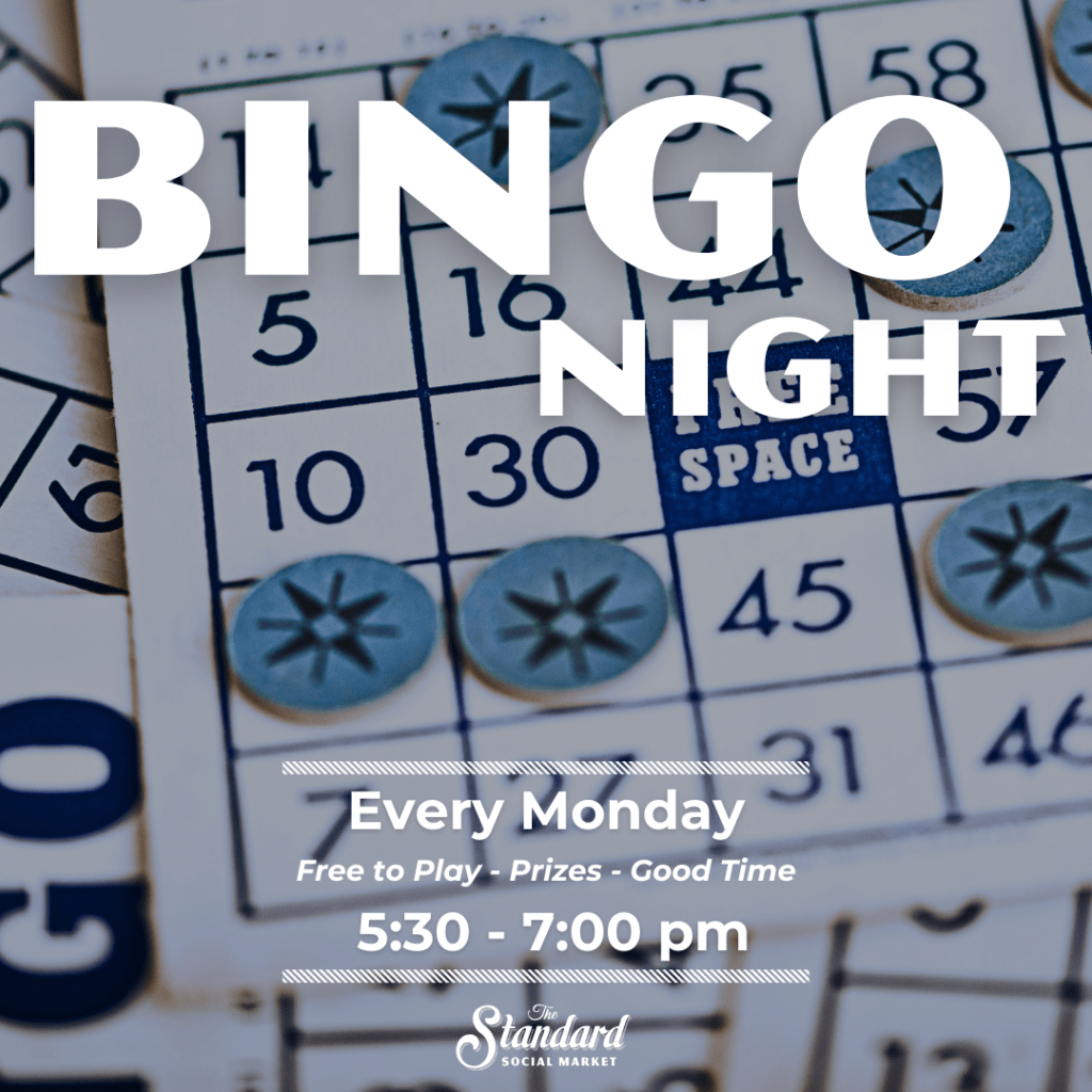 Bingo at The Standard Social Market Bingo at The Standard Social Market