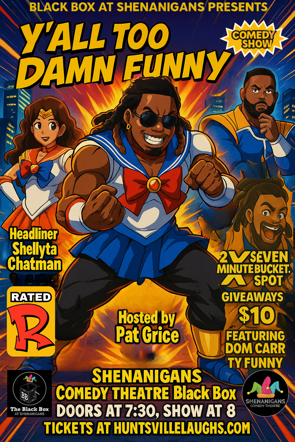 Y’all Too Damn Funny! Stand-Up Showcase Y’all Too Damn Funny! Stand-Up Showcase