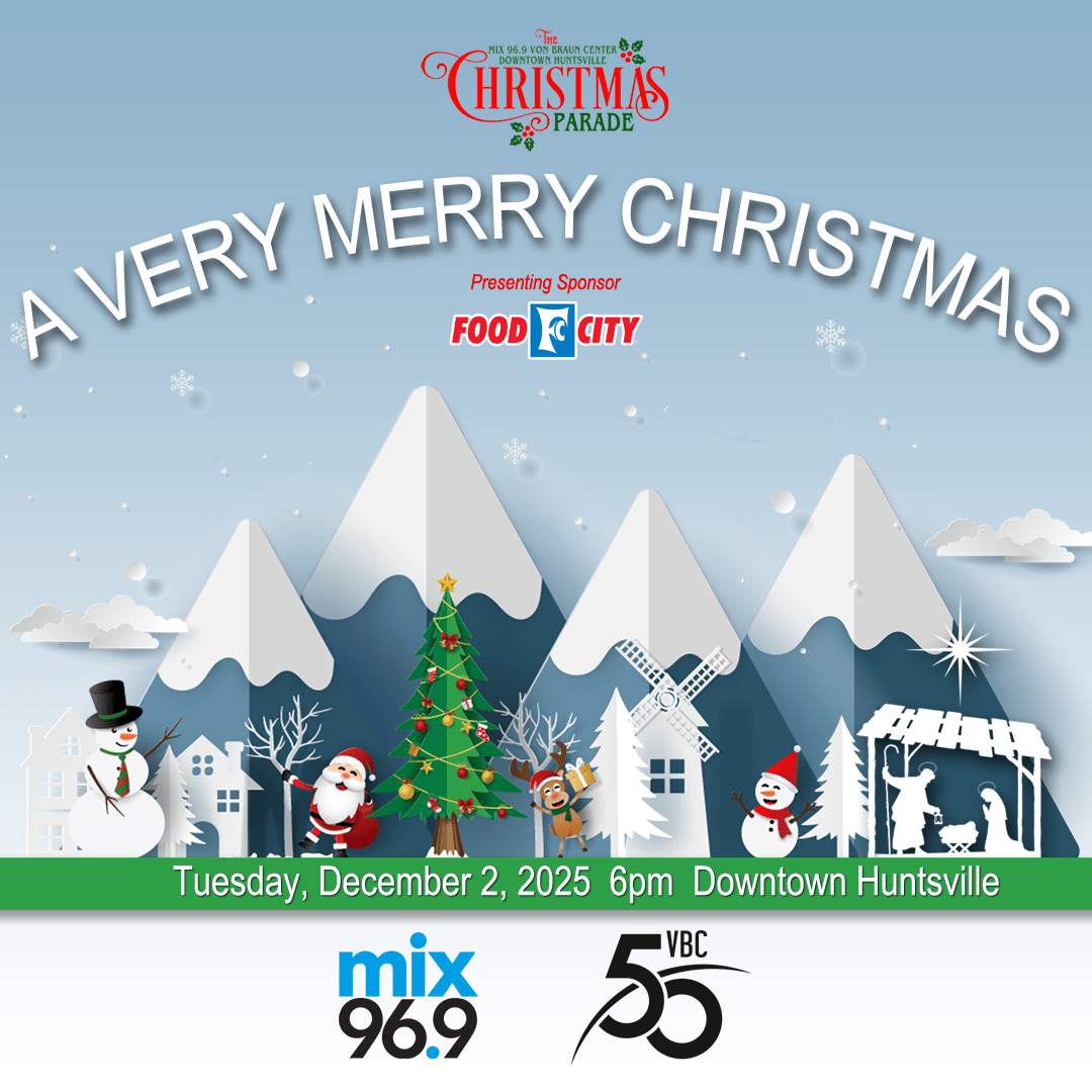 2025 Mix 96.9 Von Braun Center Huntsville Christmas Parade 2025 Mix 96.9 Von Braun Center Huntsville Christmas Parade
