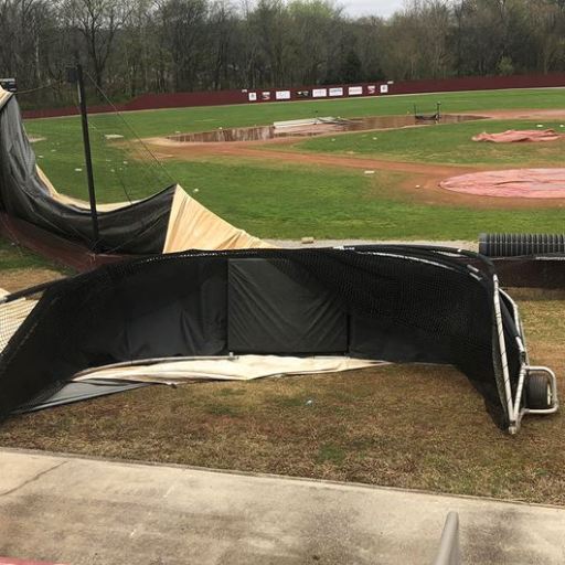 Storms damage baseball and softball fields at Alabama A&M Storms damage baseball and softball fields at Alabama A&M