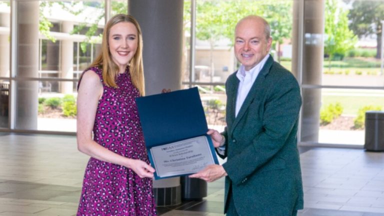 UAH math student receives scholarship from prominent alum UAH math student receives scholarship from prominent alum