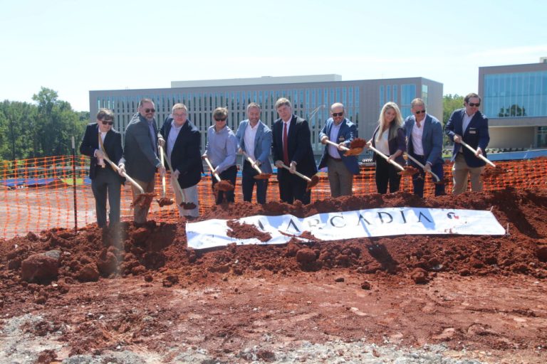 Ground broken for construction on the Arcadia mixed-use development Ground broken for construction on the Arcadia mixed-use development