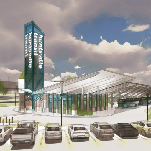 New Huntsville Transit transfer station takes a big step forward New Huntsville Transit transfer station takes a big step forward