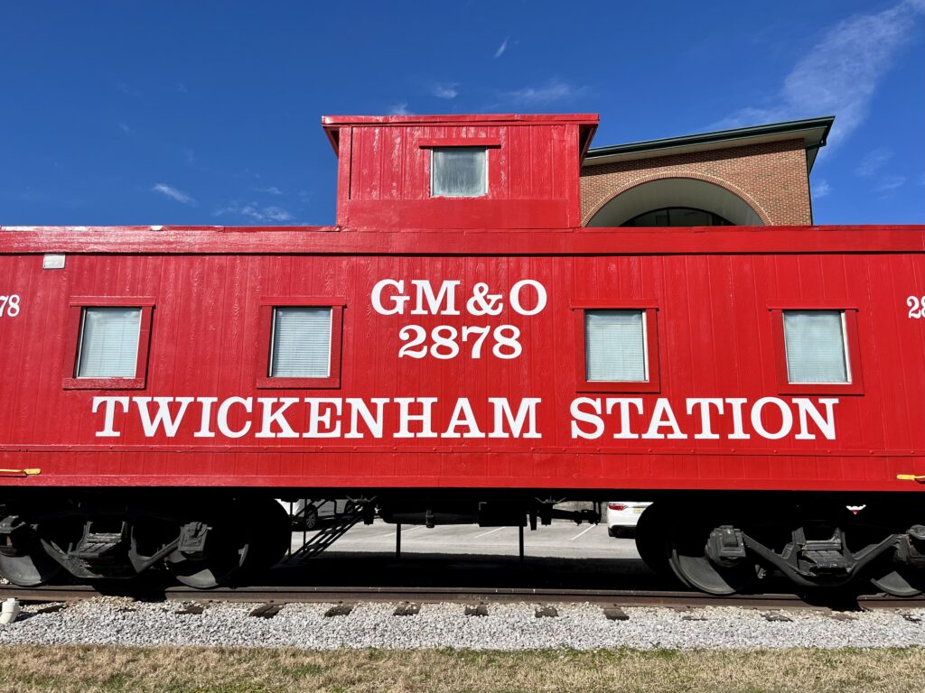 The red railroad car on Church Street has an interesting past The red railroad car on Church Street has an interesting past
