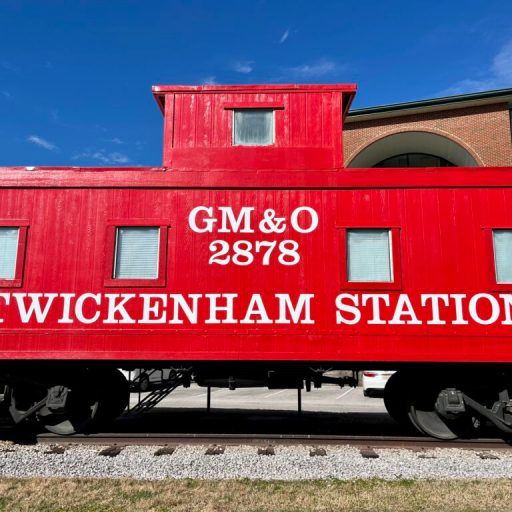 The red railroad car on Church Street has an interesting past The red railroad car on Church Street has an interesting past