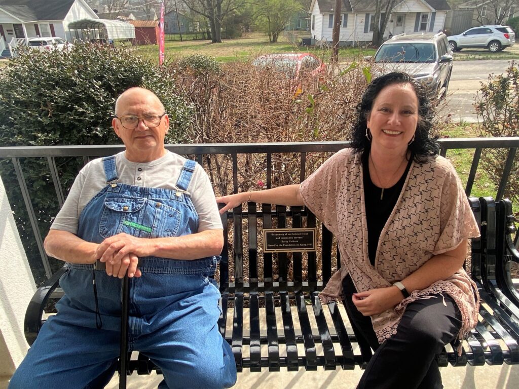 New bench dedicated to longtime Limestone County advocate New bench dedicated to longtime Limestone County advocate
