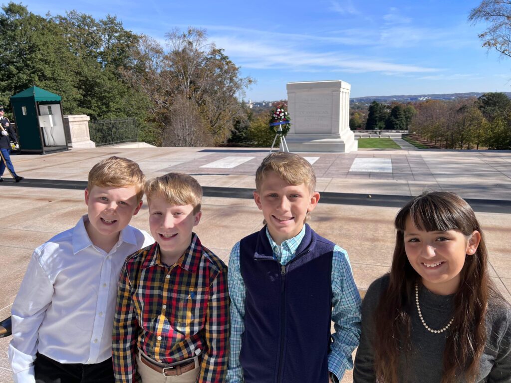 Local students place wreath at Tomb of the Unknown Soldier Local students place wreath at Tomb of the Unknown Soldier
