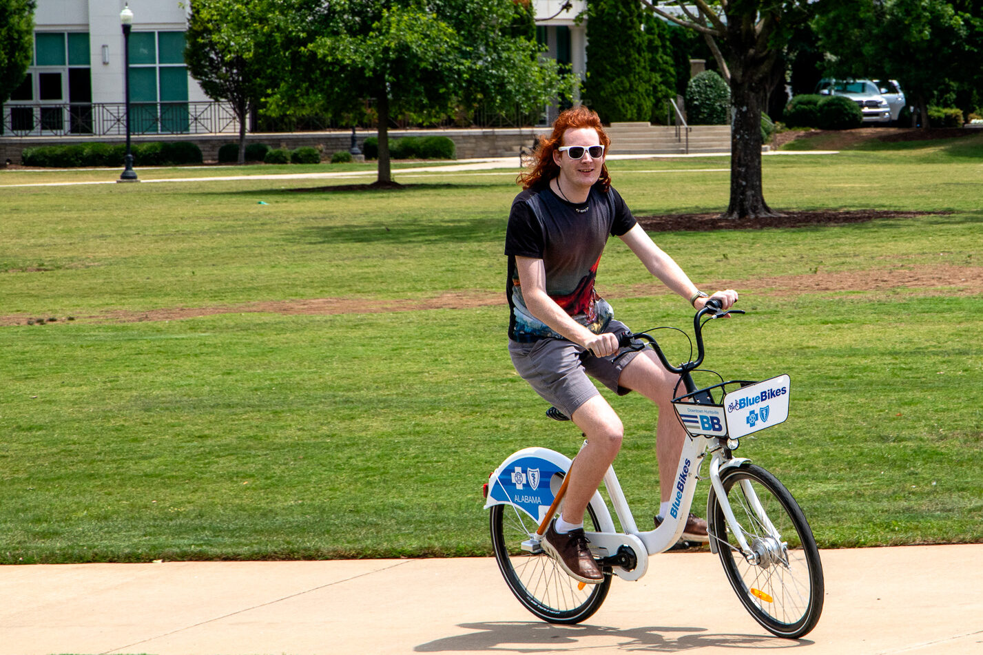 Have you seen these Blue Bikes around Huntsville? Have you seen these Blue Bikes around Huntsville?