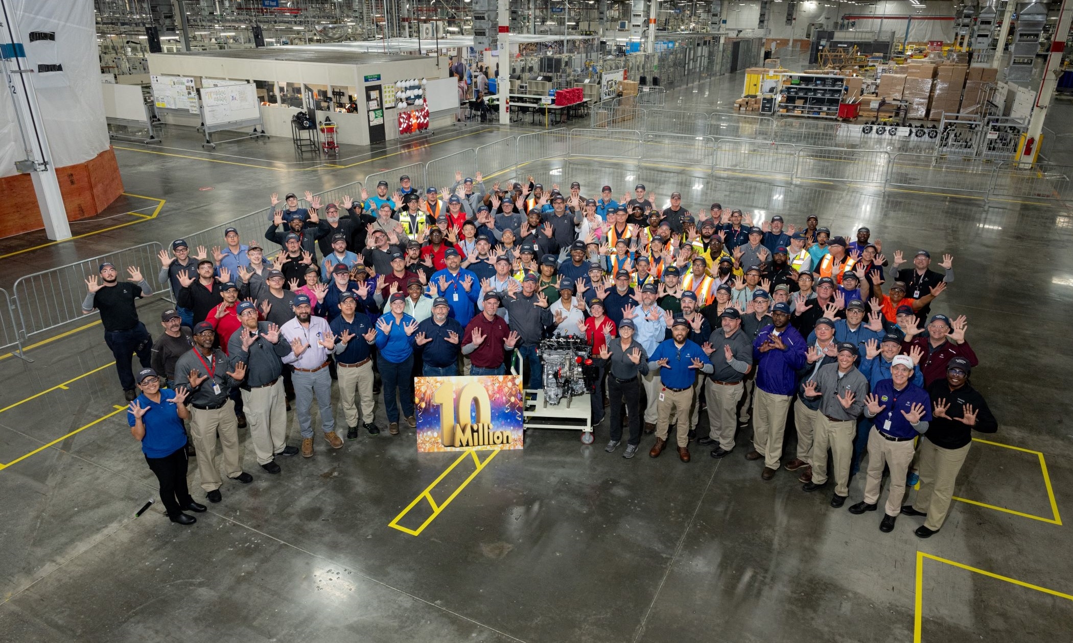 Toyota Alabama plant has now rolled off 10 million engines Toyota Alabama plant has now rolled off 10 million engines