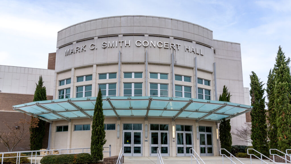 Mark C. Smith Concert Hall renovations + expansion now complete Mark C. Smith Concert Hall renovations + expansion now complete