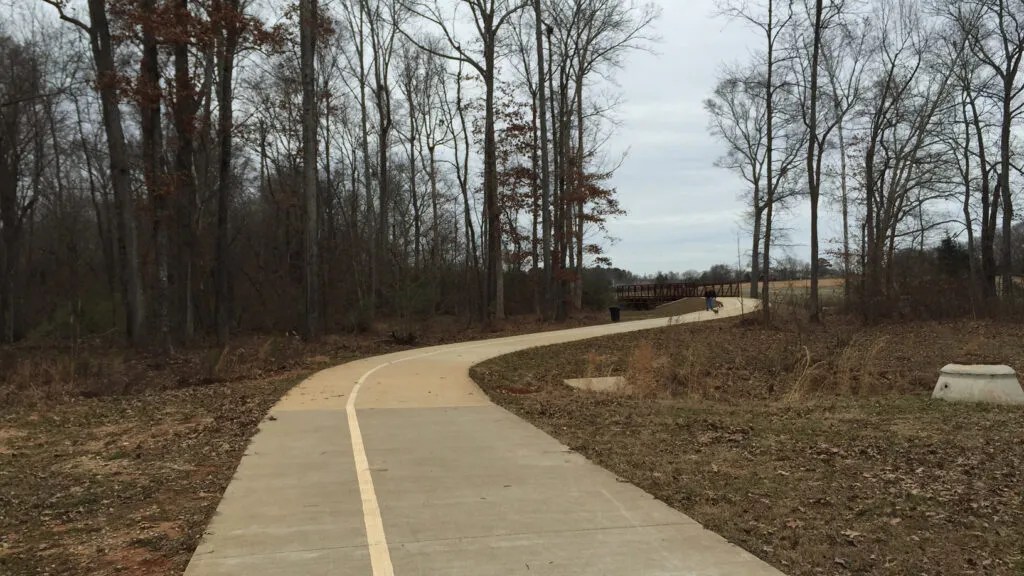 Construction underway for new pedestrian bridges at Palmer Park Construction underway for new pedestrian bridges at Palmer Park