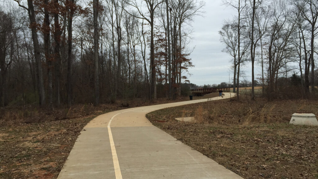 Construction underway for new pedestrian bridges at Palmer Park Construction underway for new pedestrian bridges at Palmer Park