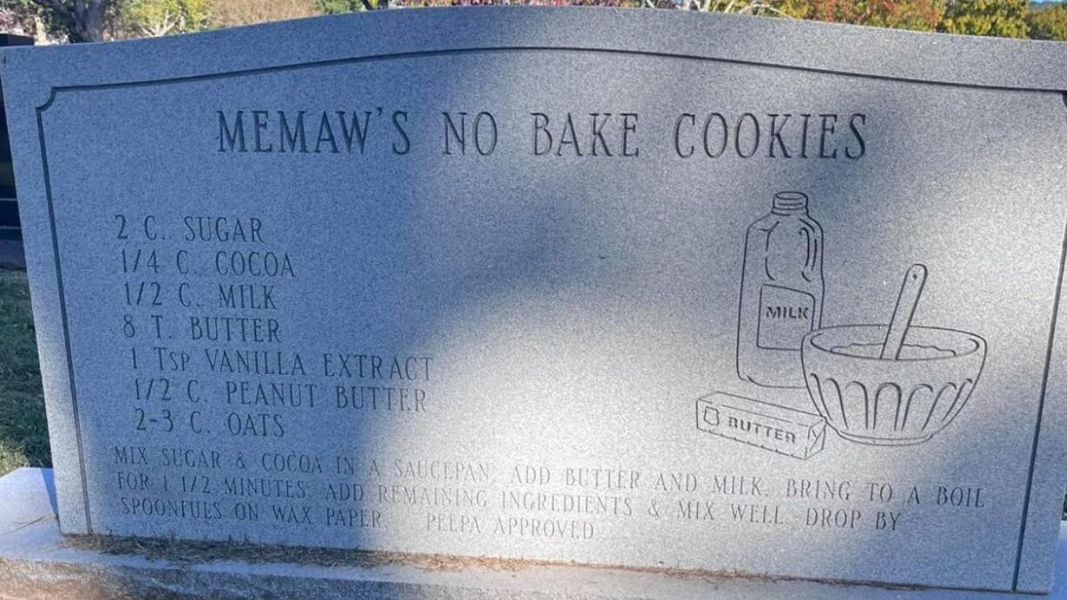 WATCH: We try “Memaw’s No Bake Cookies” headstone recipe WATCH: We try “Memaw’s No Bake Cookies” headstone recipe