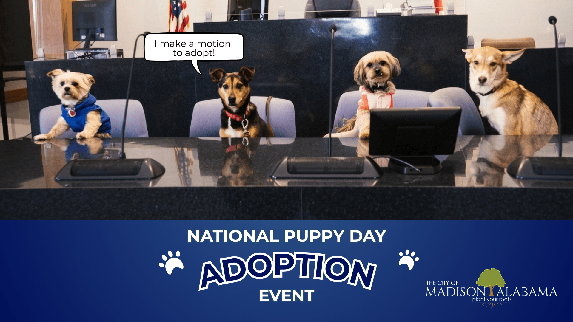 National Puppy Day adoption event in Madison on March 23 National Puppy Day adoption event in Madison on March 23